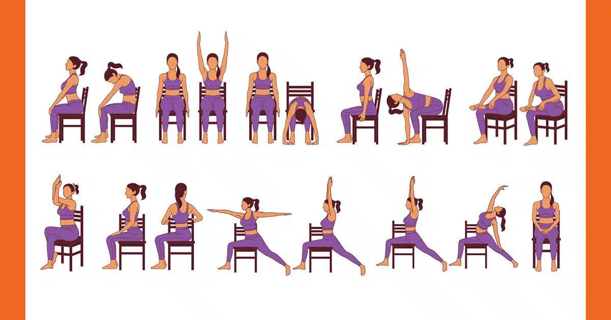 Yoga sur chaise